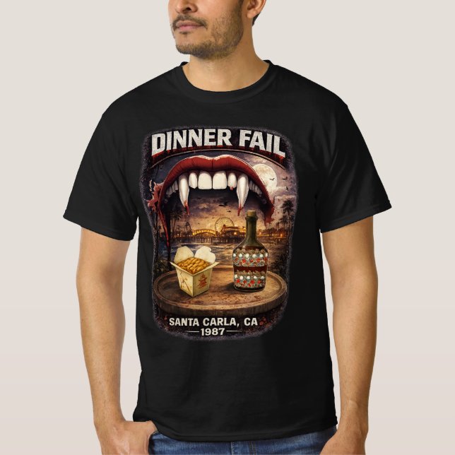 Camiseta Masculina Dinner Fail Valor (Frente)