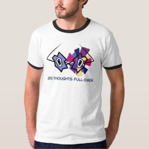 Camiseta Masculina Divertida Zero Thoughts Full Ch