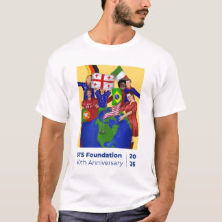Camiseta masculina do 40º aniversário da STS Found