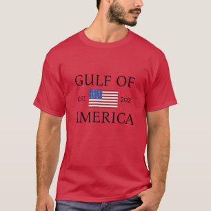Camiseta masculina do Golfo da América
