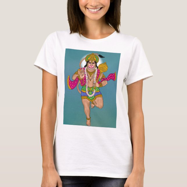 Camiseta masculina do Senhor Hanuman (Frente)