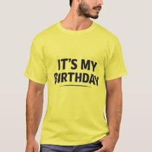 Camiseta masculina “É Meu Aniversário” – Aniversár