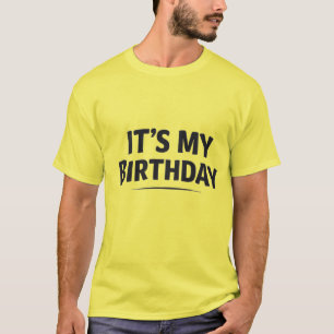 Camiseta masculina “É Meu Aniversário” – Aniversár