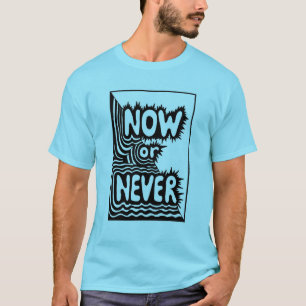 Camiseta masculina elegante com a inscrição
