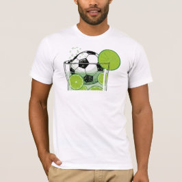 Camiseta masculina engraçada com estampa de bebida