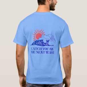 Camiseta masculina escura Catch You On The Next Wa