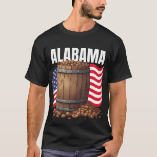 Camiseta masculina escura do Alabama