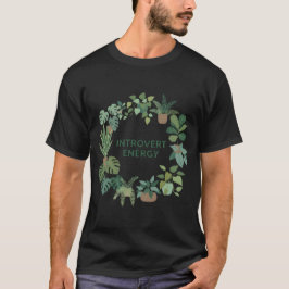 Camiseta Masculina Estética Botânica Energia de In