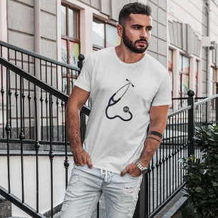Camiseta Masculina Estetoscópio