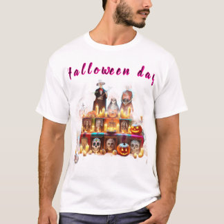 Camiseta masculina festa de Halloween 