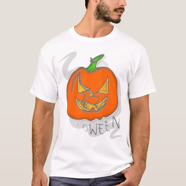 Camiseta masculina festa de halloween  (Frente)