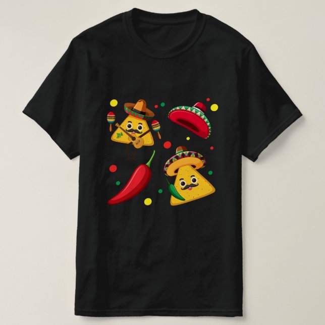 Camiseta Masculina Fiesta Mexicana (Frente do Design)