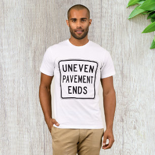 Camiseta Masculina Fim de Pavimento Irregular