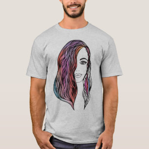 Camiseta masculina fofa com uma imagem