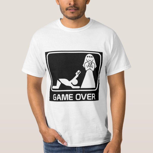 Camiseta Masculina GAME OVER (Frente)