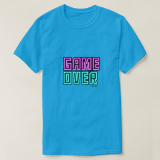 Camiseta masculina Game Over Neon Gamer