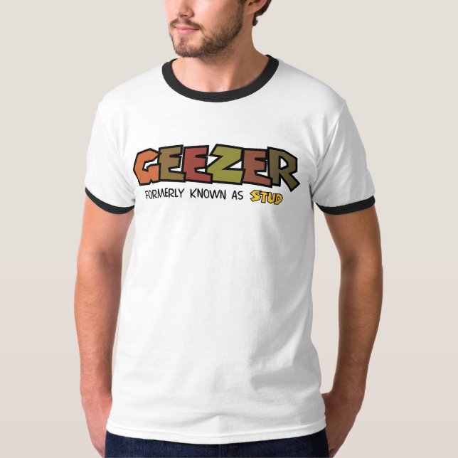 Camiseta Masculina Geezer Ringer (Frente)