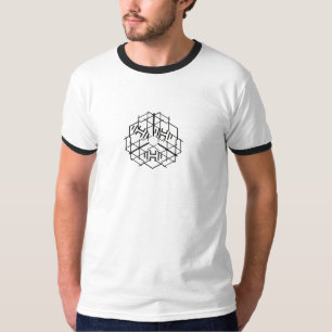 Camiseta Masculina Geométrica Hexágono e 'H Estilo