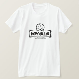 Camiseta Masculina Gráfica de Rosto Sorridente Est