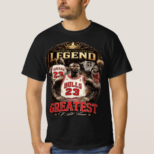 Camiseta Masculina Gráfica Lenda do Basquete 23