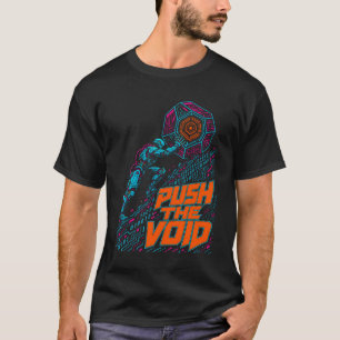 Camiseta masculina gráfica Push The Void