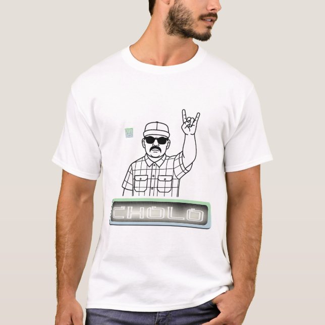 Camiseta masculina Hella Cholo (Frente)