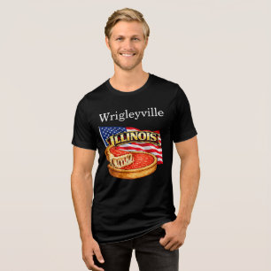 Camiseta Masculina Illinois Bella+Canvas Escura