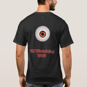 Camiseta masculina I'm Watching You (Design nas co