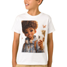 Camiseta masculina infantil