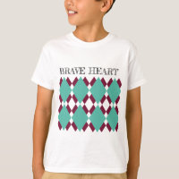 Camiseta Masculina Infantil Gráfica Argyle