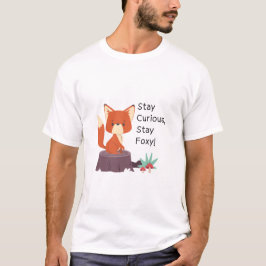 Camiseta Masculina Inspiradora Stay Foxy