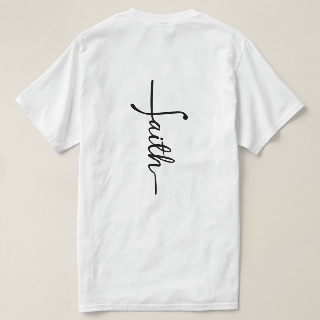 Camiseta Masculina Jesus Cristão (Verso do Design)