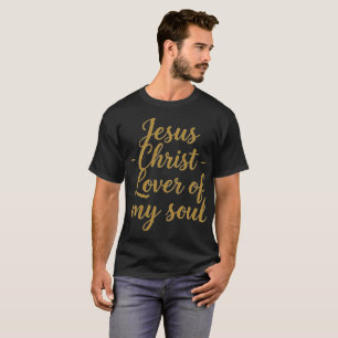 Camiseta Masculina Jesus Cristo Amante da Minha Al