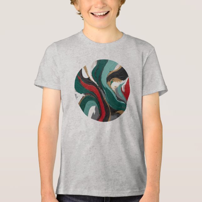 Camiseta Masculina Juvenil Básica Arte Expressão-3 (Frente)