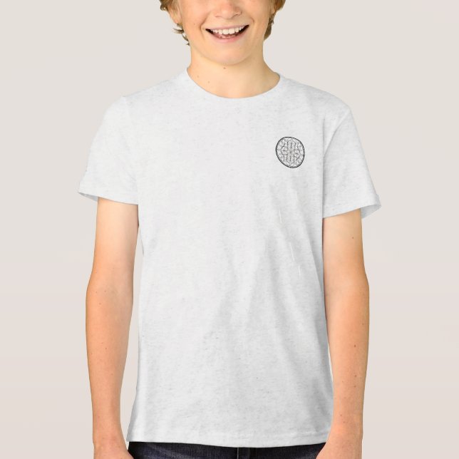 Camiseta Masculina Juvenil Básica Flôr da Vida-2 (Frente)