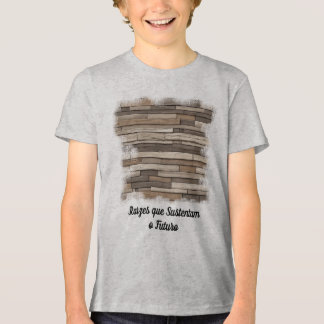 Camiseta Masculina Juvenil Básica Madeira Viva