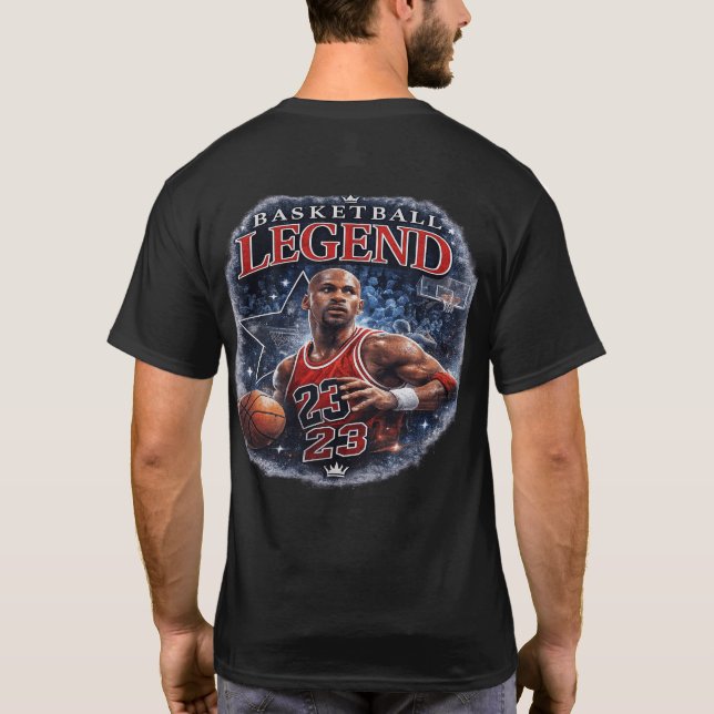 Camiseta Masculina Lendário Basquete (Verso)