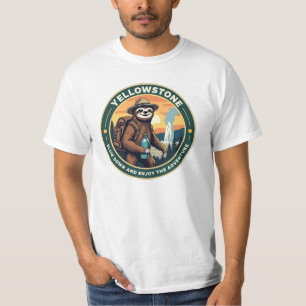 Camiseta masculina - LENTA-SE e aproveite a aventu