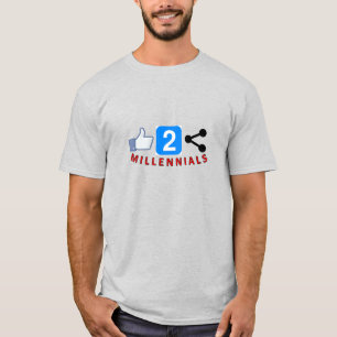 Camiseta masculina Like 2 Share Millennial