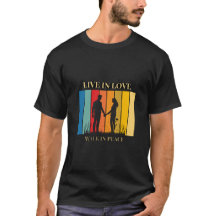 Camiseta masculina Live in Love