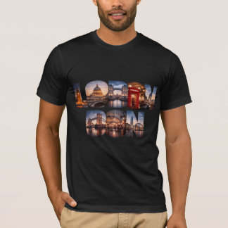 Camiseta Masculina London City Photo Collage