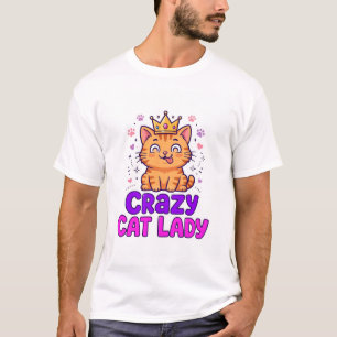 Camiseta masculina Louca por Gatos