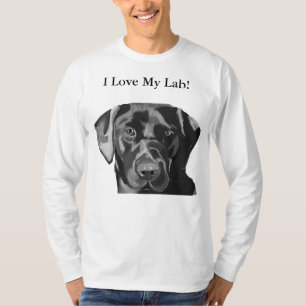 Camiseta Masculina Lovely Black Labrador