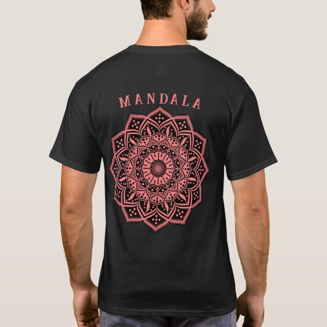 Camiseta masculina Mandala (Verso)