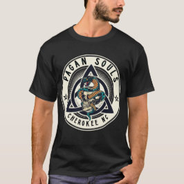 Camiseta masculina manga curta com logotipo Pagan