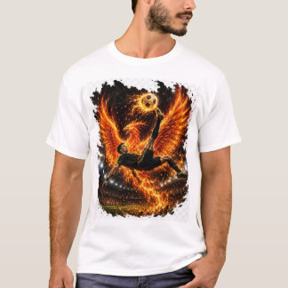 camiseta masculina manga curta futebol e design ma