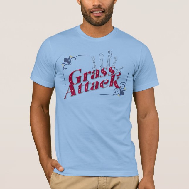 Camiseta masculina manga curta Grass Attack (Frente)
