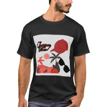 Camiseta Masculina Manga Curta Vibe de Verão Branc