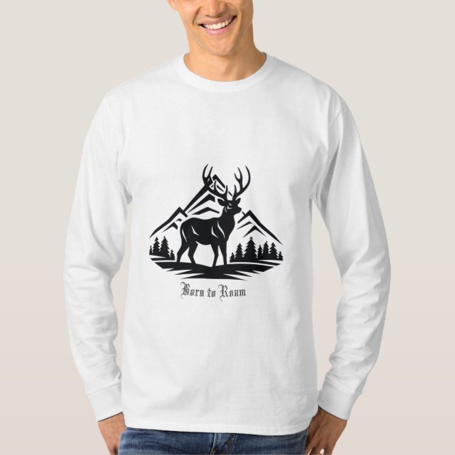 Camiseta Masculina Manga Longa Básica (Frente)