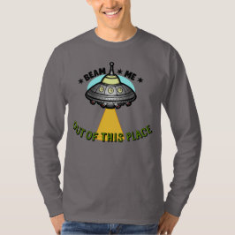 Camiseta Masculina Manga Longa Básica da Nave Espa